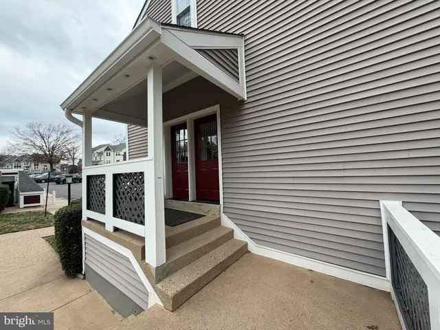 a view of a house with a large window