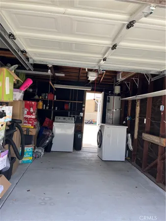 a view of storage and utility room