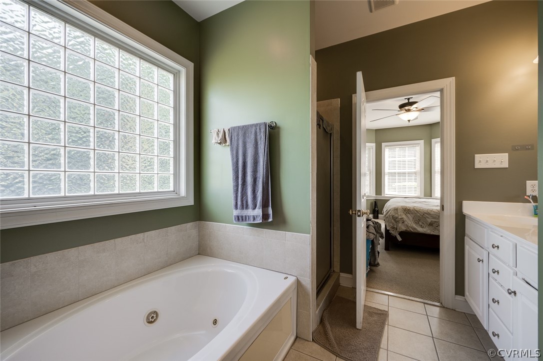 134 Gates Pointe Drive Rice, VA 23966 - Photo 13 of 20 a en suite bathroom with a tub shower and window