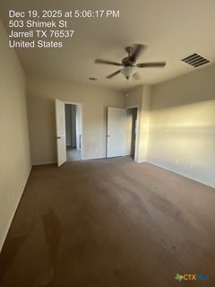 503 Shimek Street, Unit 26C Jarrell, TX 76537 - Photo 9 of 22 Master bedroom view 2