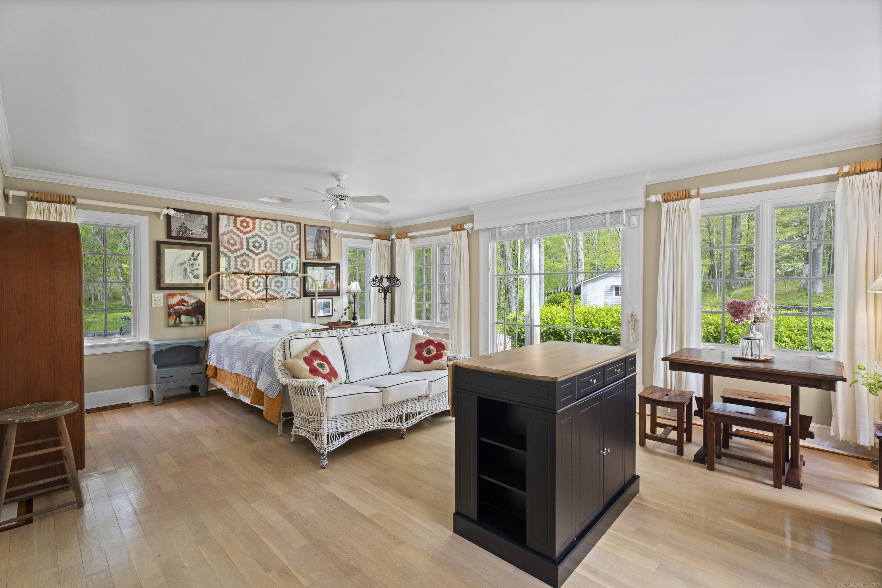 38 Three Bridges Road East Haddam, CT 06423 - Photo 24 of 39 a bedroom with a bed and a large window