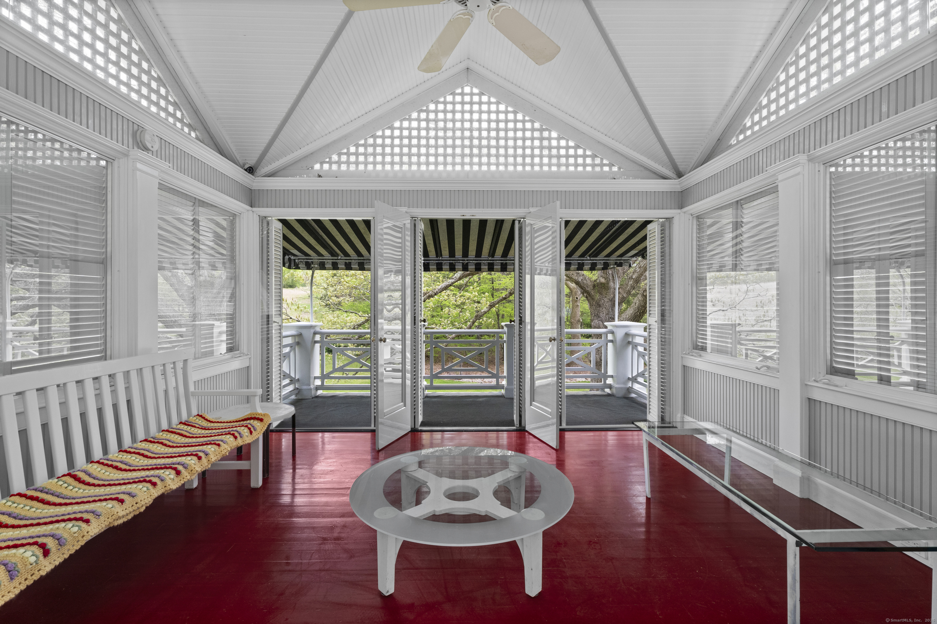 38 Three Bridges Road East Haddam, CT 06423 - Photo 27 of 39 a living room with furniture and a large window