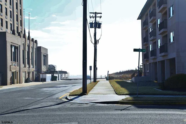 a view of a city with tall buildings