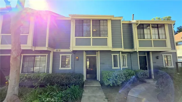 a front view of a multi story residential apartment building