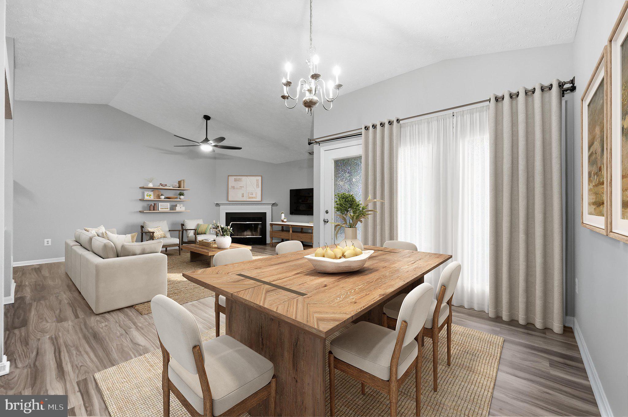 2112 Whitehall Road, Unit 2C Frederick, MD 21702 - Photo 14 of 55 Dining Living Virtually Staged