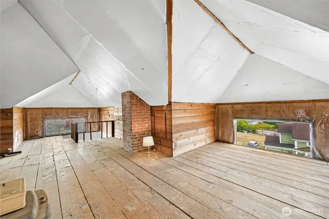 a view of a terrace with wooden floor