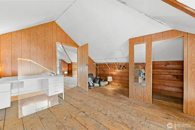 a view of a living room area with furniture