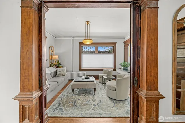 a very nice looking room with a couch