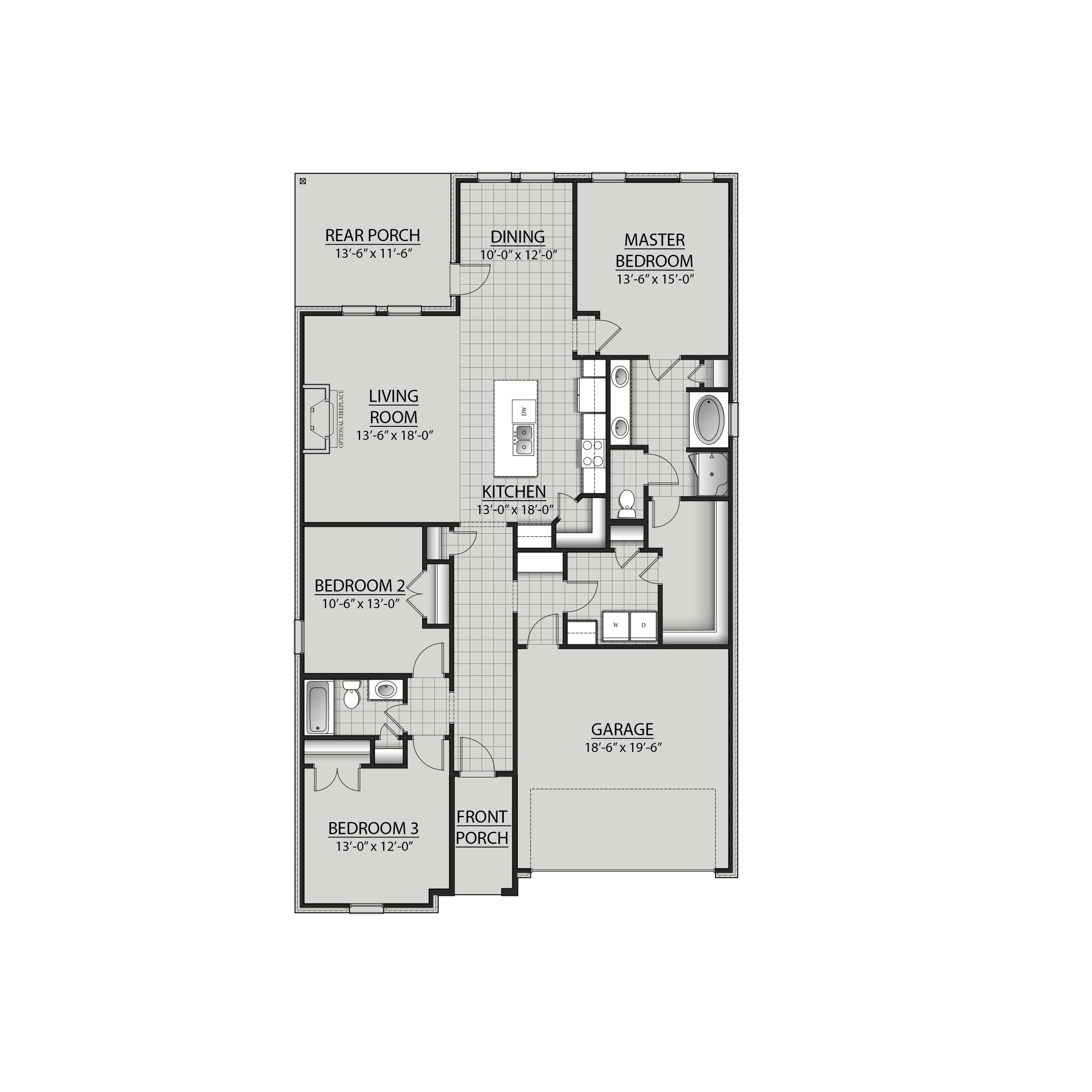 95 Hydrangea Boulevard Freeport, FL 32439 - Photo 3 of 3 Trillium AGS Floor Plan