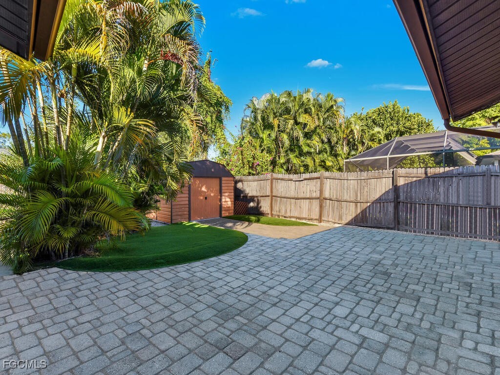 9041 Hamlin Road West Fort Myers, FL 33967 - Photo 3 of 34 a view of backyard with green space