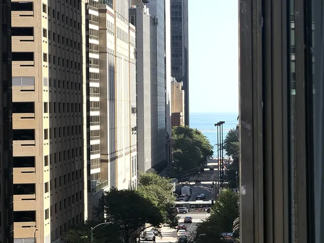 a view of a balcony with a garden