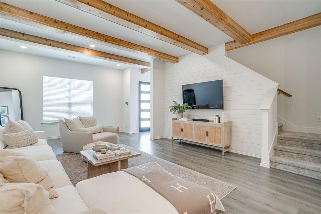 2829 Stanley Avenue Fort Worth, TX 76110 - Photo 7 of 40 a living room with furniture and a flat screen tv