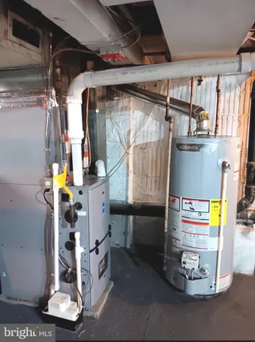 a view of storage and utility room