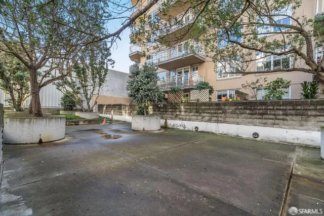 a front view of a building