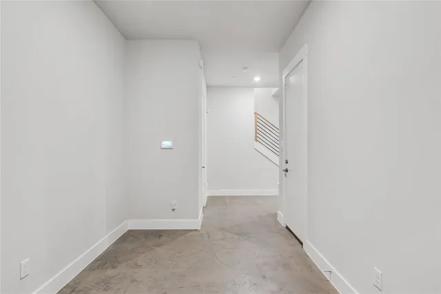 a view of an empty room