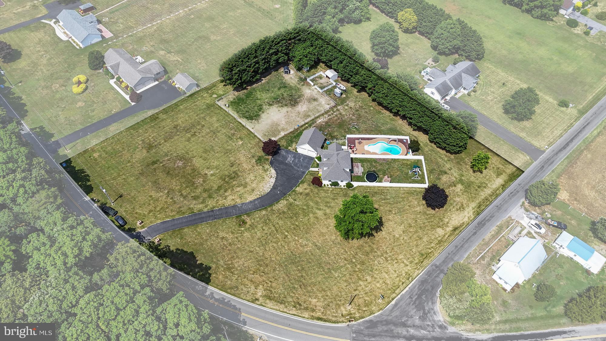 6336 Cedar Neck Road Milford, DE 19963 - Photo 3 of 35 Pool, paddock & room to grow! Lot lines estimated.