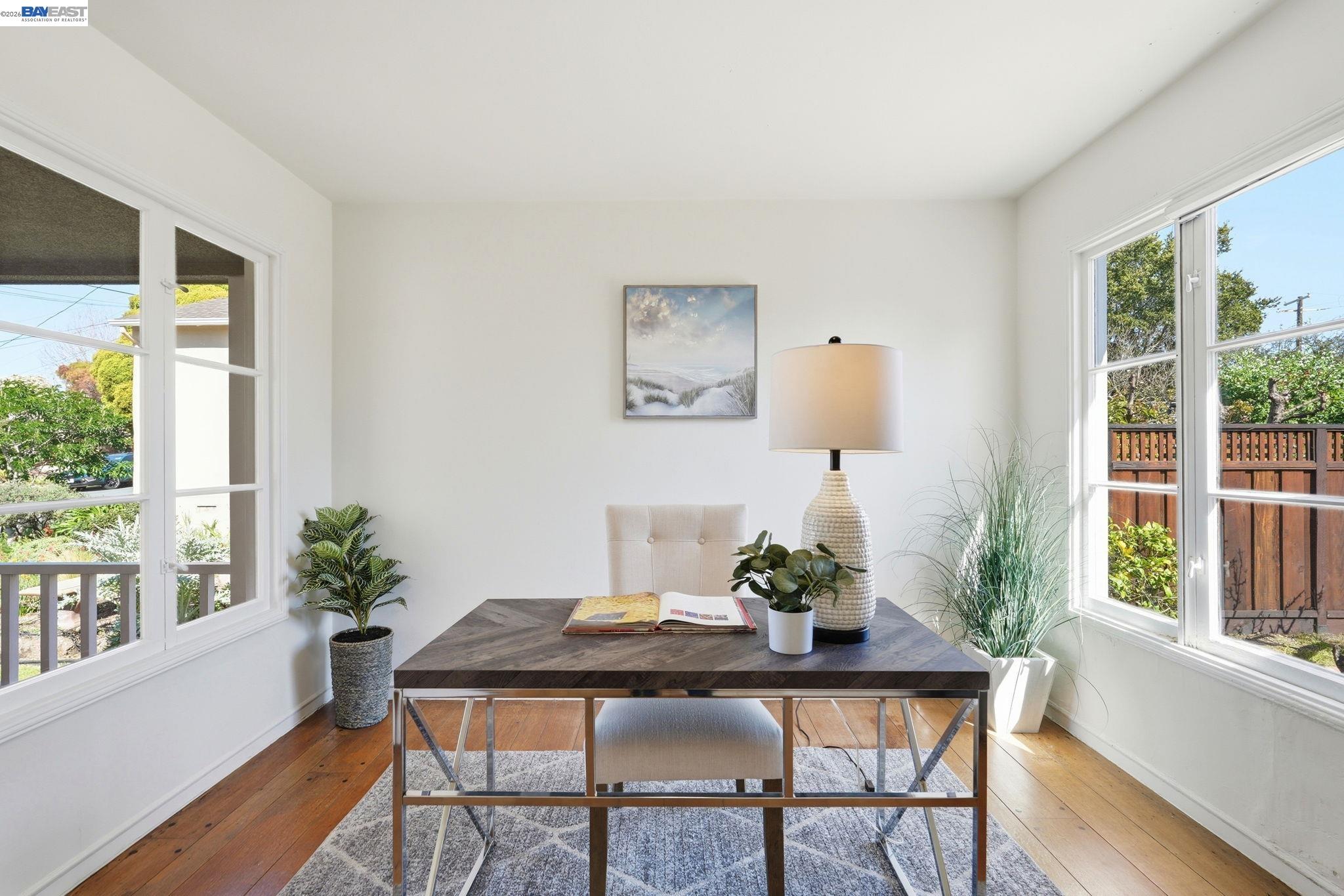 1368 Rose Street Berkeley, CA 94702 - Photo 9 of 21 a view of a dining room with furniture window and outside view