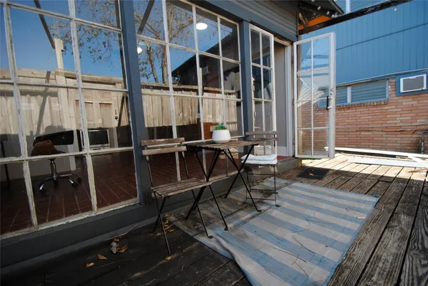 a view of deck with patio