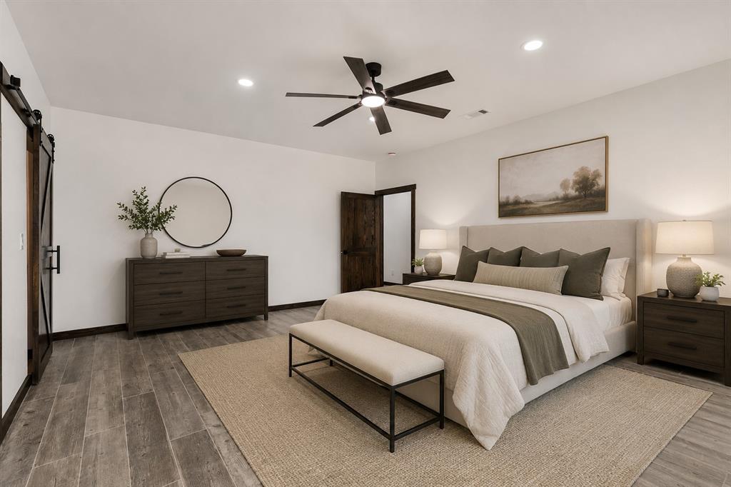 835 Clb Lk Road Whitesboro, TX 76273 - Photo 8 of 24 Primary Bedroom - virtually staged