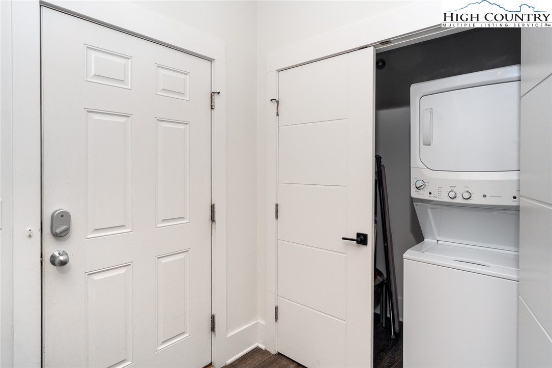 1150 Main Street, Unit DOGWOOD Blowing Rock, NC 28605 - Photo 20 of 26 a view of bathroom with washer and dryer