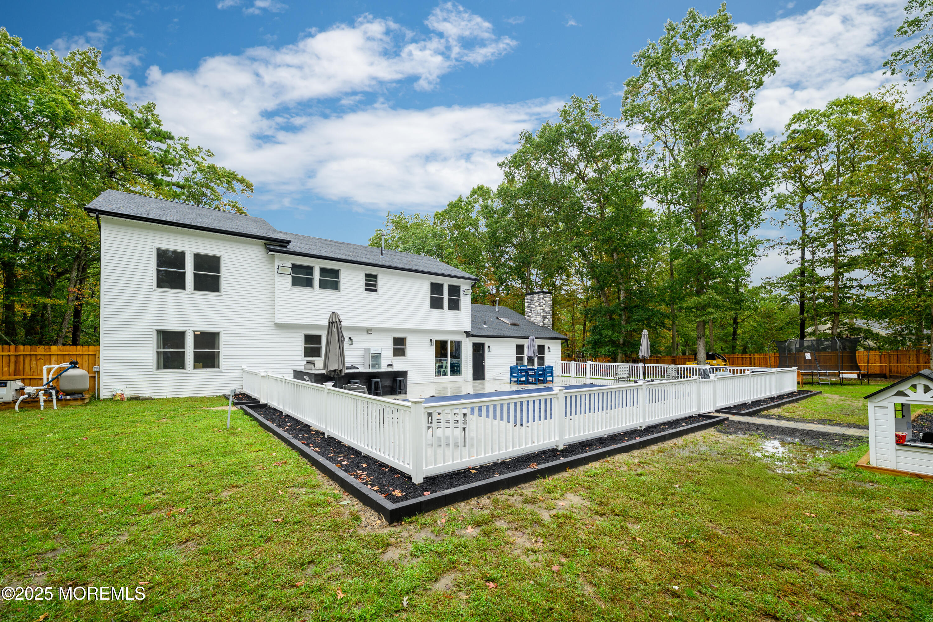 453 Stage Road Little Egg Harbor, NJ 08087 - Photo 12 of 52 a view of a house with a backyard and a small yard
