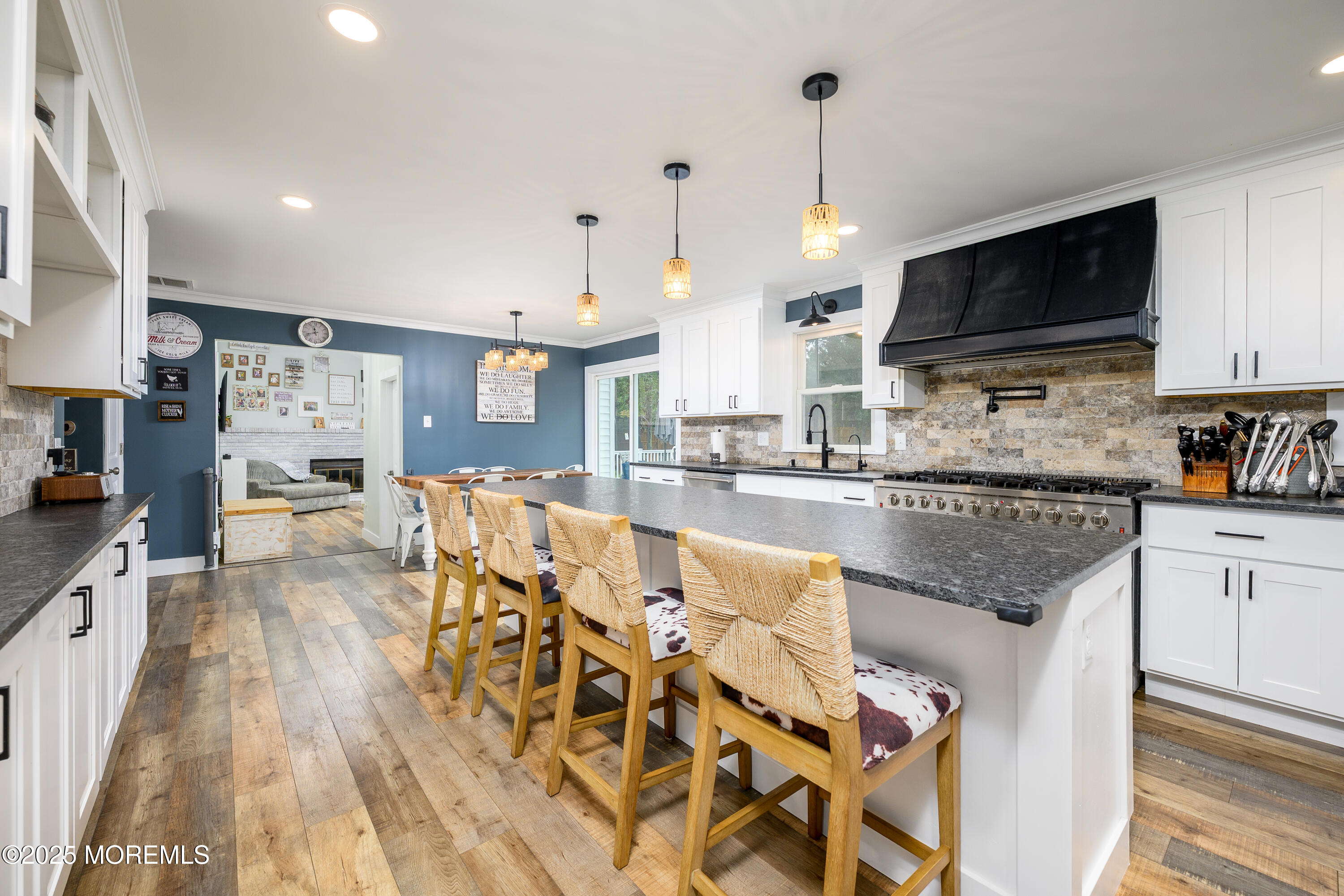 453 Stage Road Little Egg Harbor, NJ 08087 - Photo 34 of 52 a large kitchen with granite countertop lots of counter space a sink appliances and cabinets
