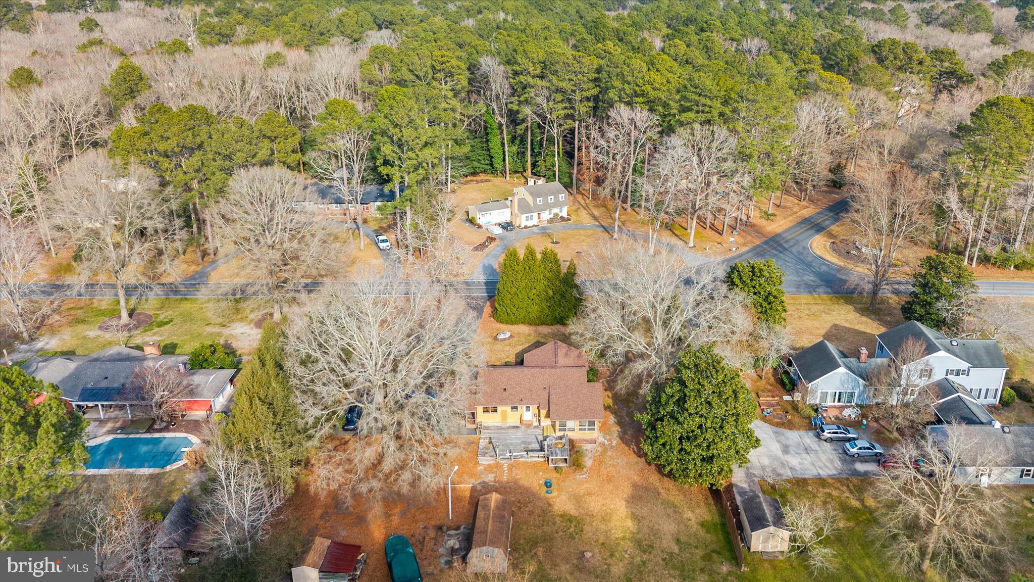 4170 Coulbourn Mill Road Salisbury, MD 21804 - Photo 8 of 47 an aerial view of residential houses with outdoor space
