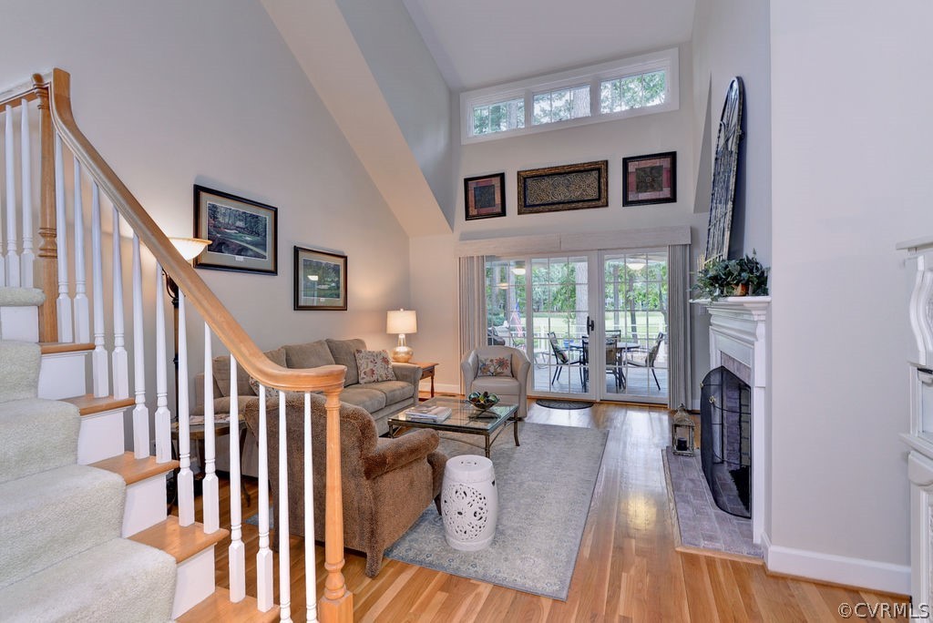 104 The Green Williamsburg, VA 23185 - Photo 14 of 50 a living room with furniture fireplace and a flat screen tv