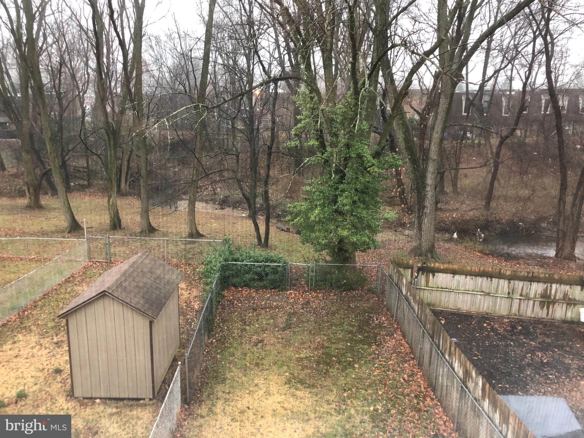 3648 Salina Road Philadelphia, PA 19154 - Photo 36 of 36 Rear Yard w/Scenic Creek Behind
