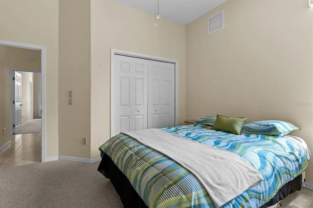 a view of a livingroom with furniture and a window