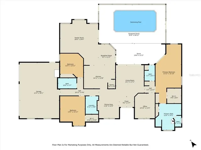 a view of living room filled with furniture and a potted plant