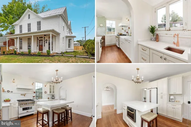 a kitchen with a sink a stove and cabinets