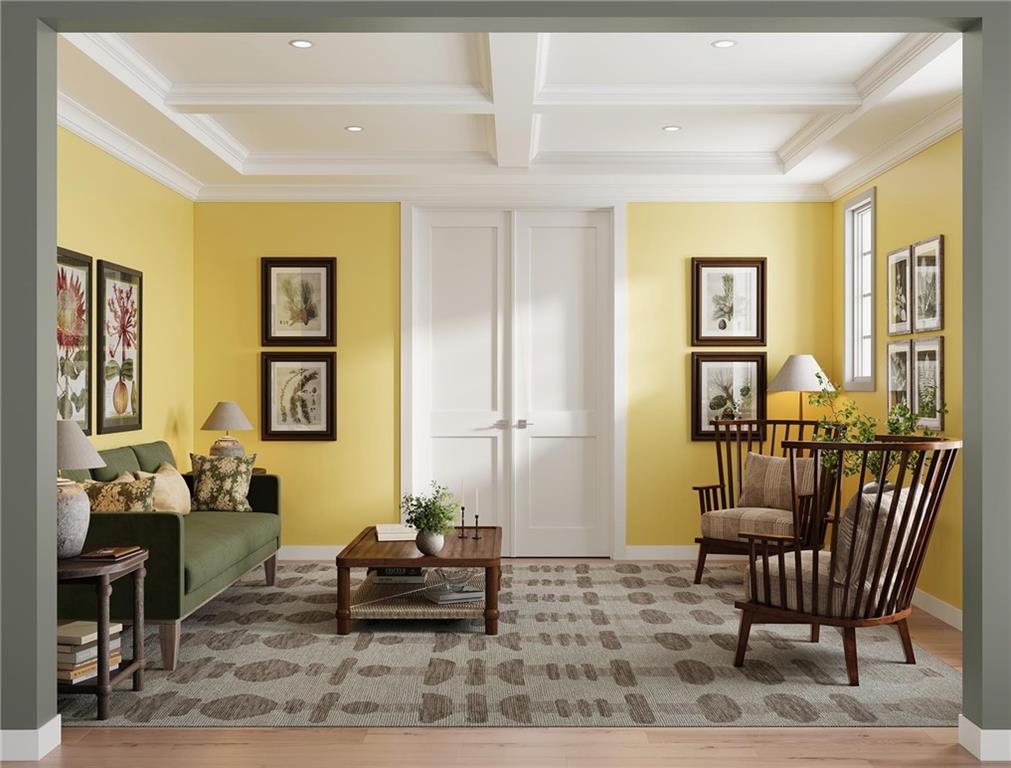 102 Ramsgate Road, Unit WARRINGTON Cranberry Township, PA 16066 - Photo 31 of 42 a living room with furniture and windows