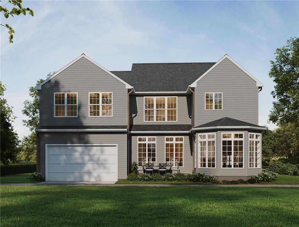 102 Ramsgate Road, Unit WARRINGTON Cranberry Township, PA 16066 - Photo 33 of 42 a front view of a house with a yard