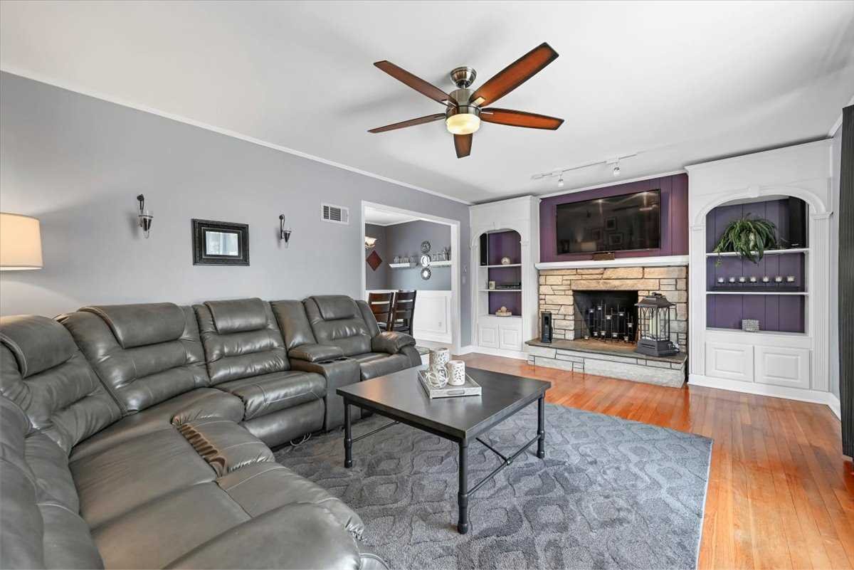 6 Broadview Road Poughkeepsie, NY 12603 - Photo 9 of 35 a living room with furniture and a fireplace