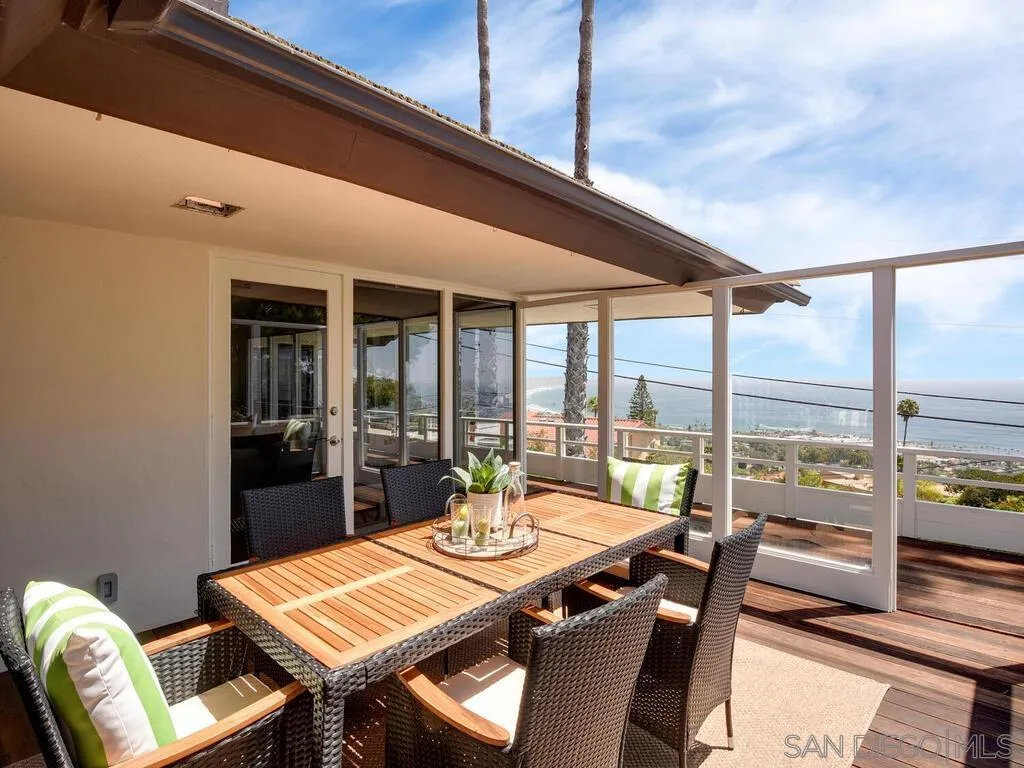 1010 La Jolla Rancho Road La Jolla, CA 92037 - Photo 22 of 35 a view of a dining room with furniture window and outside view