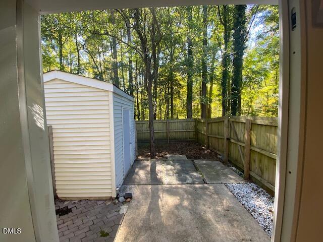 8129 McGuire Drive Raleigh, NC 27616 - Photo 13 of 14 a view of a small yard