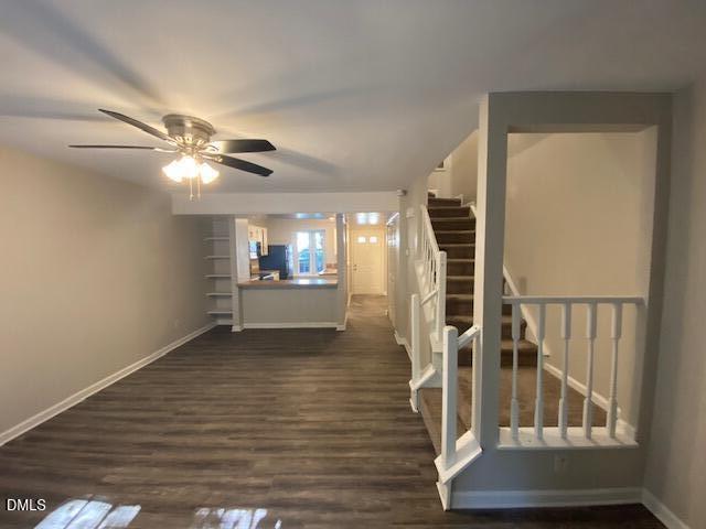 8129 McGuire Drive Raleigh, NC 27616 - Photo 5 of 14 a view of entryway with wooden floor