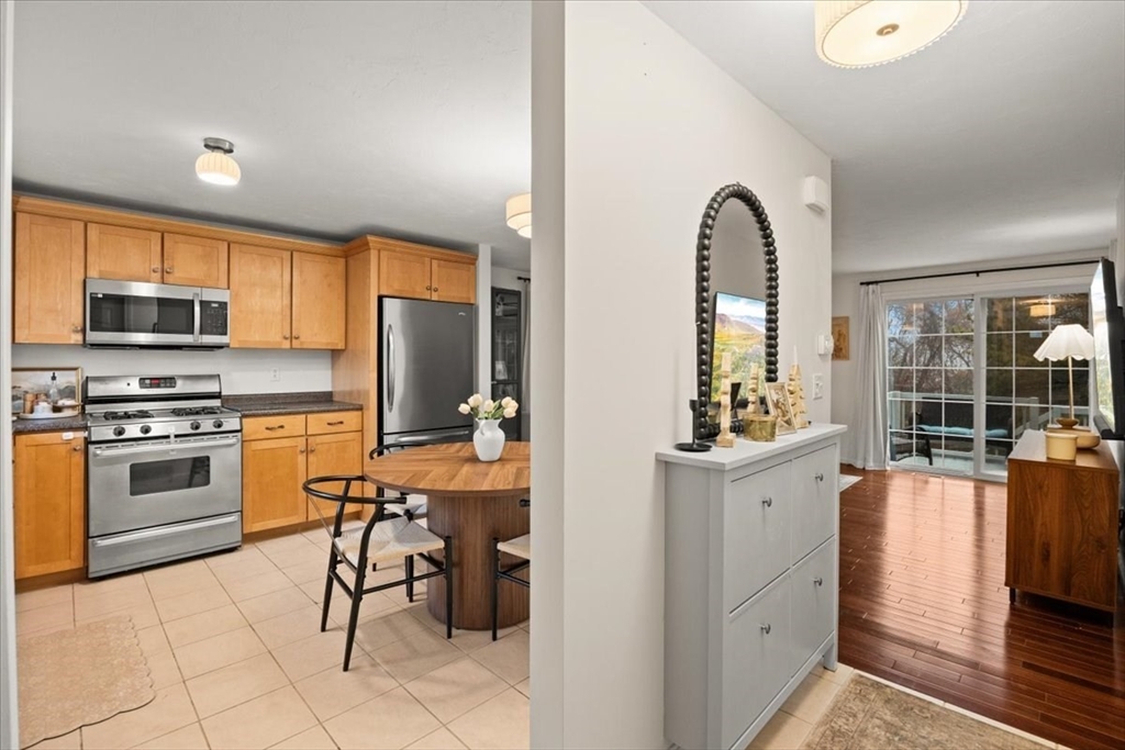 2697 Cranberry Highway, Unit 28 Wareham, MA 02571 - Photo 15 of 37 a view of kitchen with sink microwave and stove