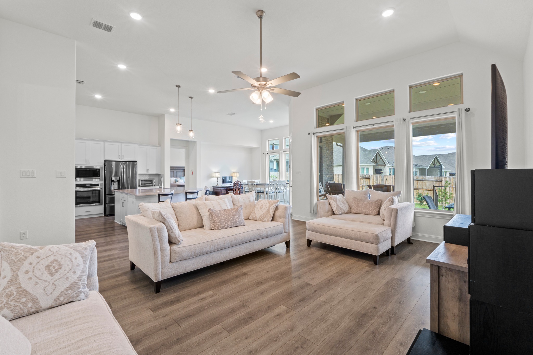 271 Tubman Drive Kyle, TX 78640 - Photo 5 of 40 a living room with furniture and a large window