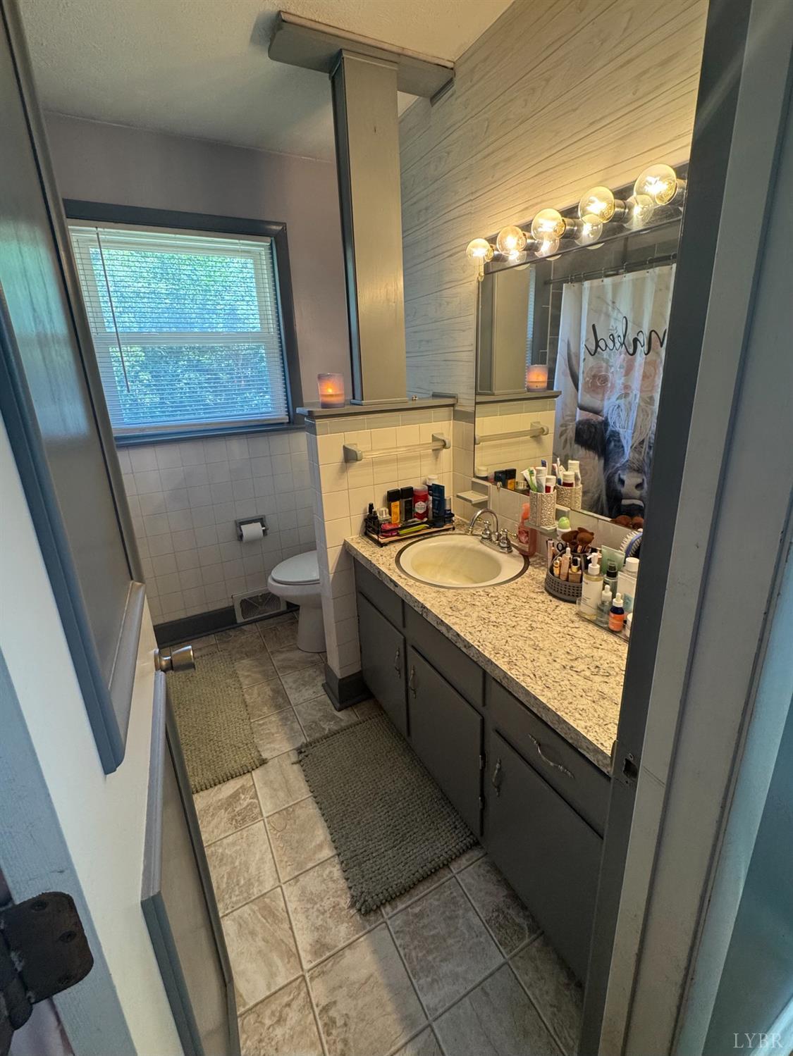 108 Hillside Road Hurt, VA 24563 - Photo 11 of 28 a bathroom with a sink a mirror and a bathtub