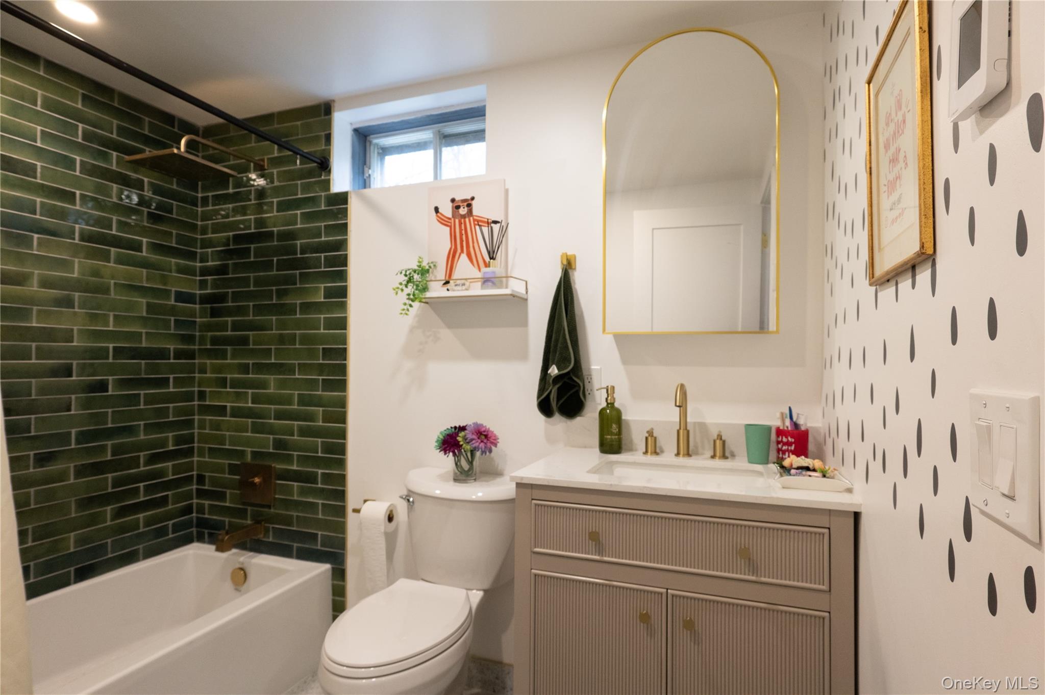 281 Falls Road Hudson, NY 12534 - Photo 17 of 27 a bathroom with a sink toilet and shower