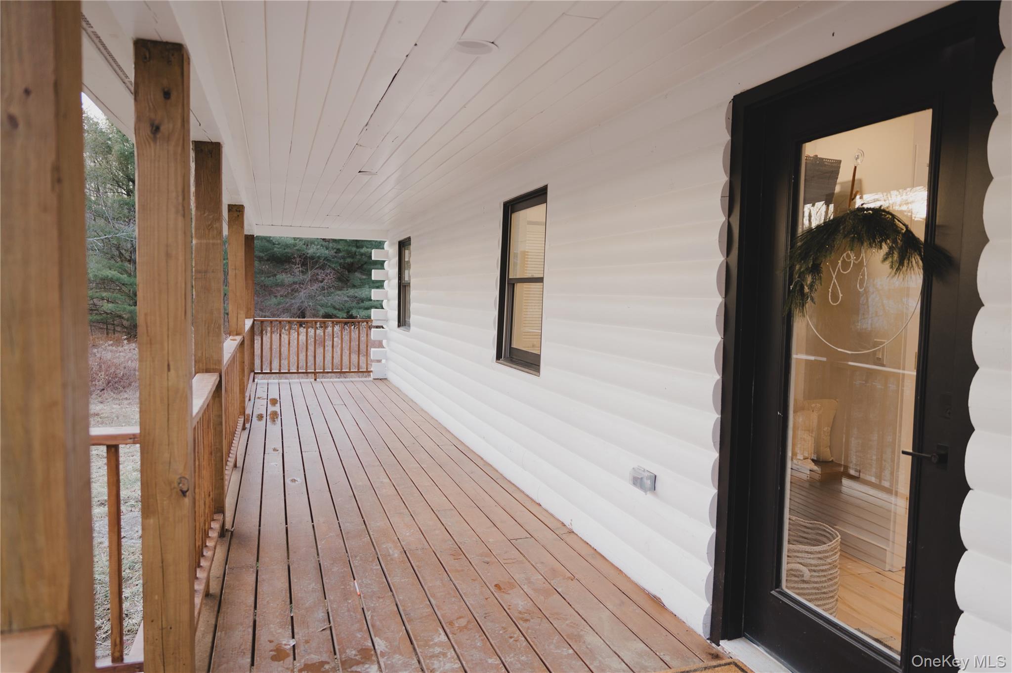 281 Falls Road Hudson, NY 12534 - Photo 24 of 27 a view of balcony with wooden floor