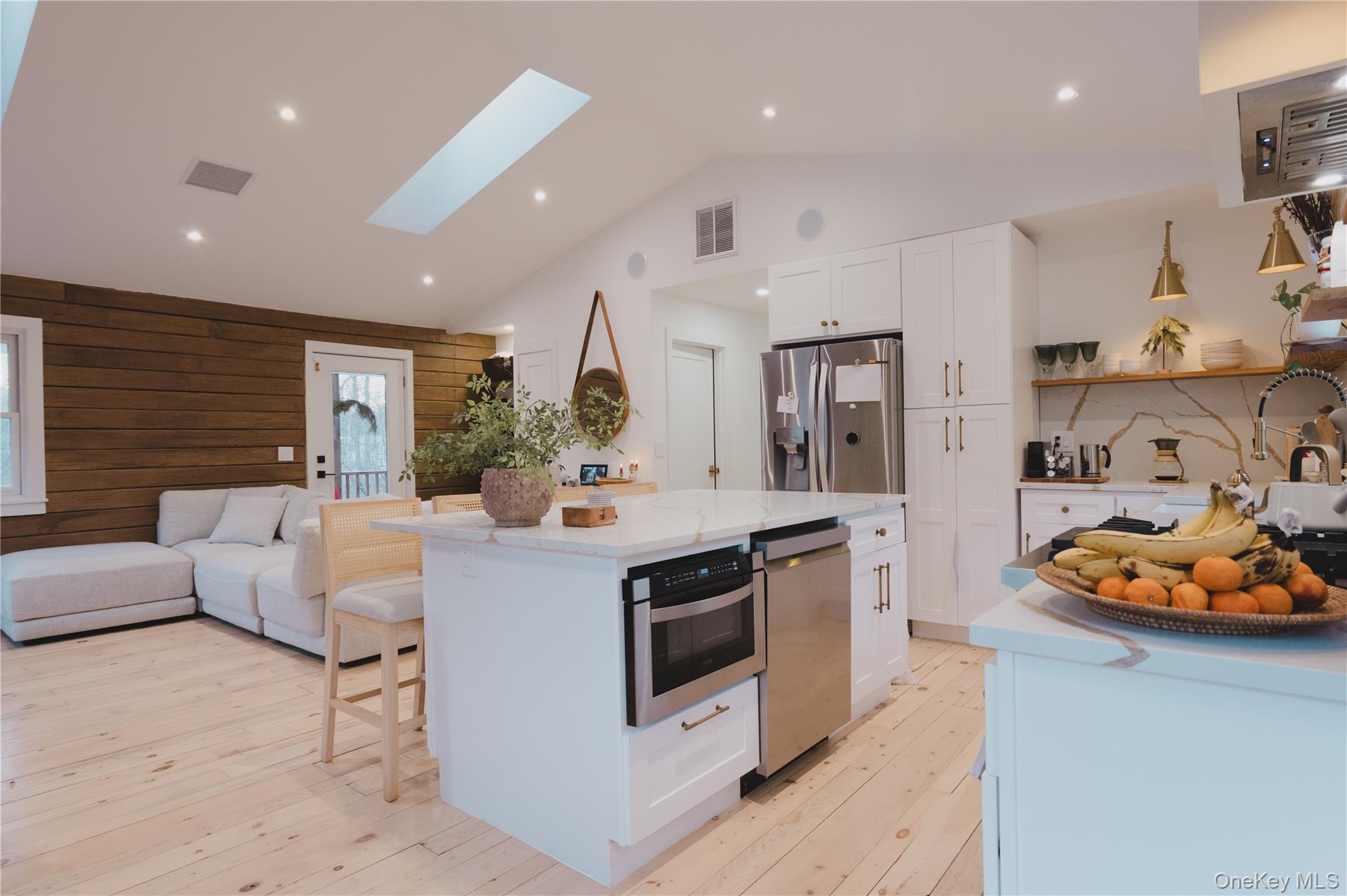 281 Falls Road Hudson, NY 12534 - Photo 27 of 27 a kitchen with stainless steel appliances granite countertop a stove a sink and a refrigerator