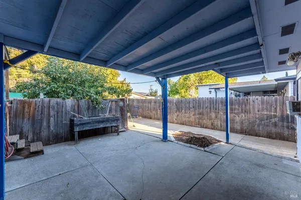 a view of outdoor space with backyard