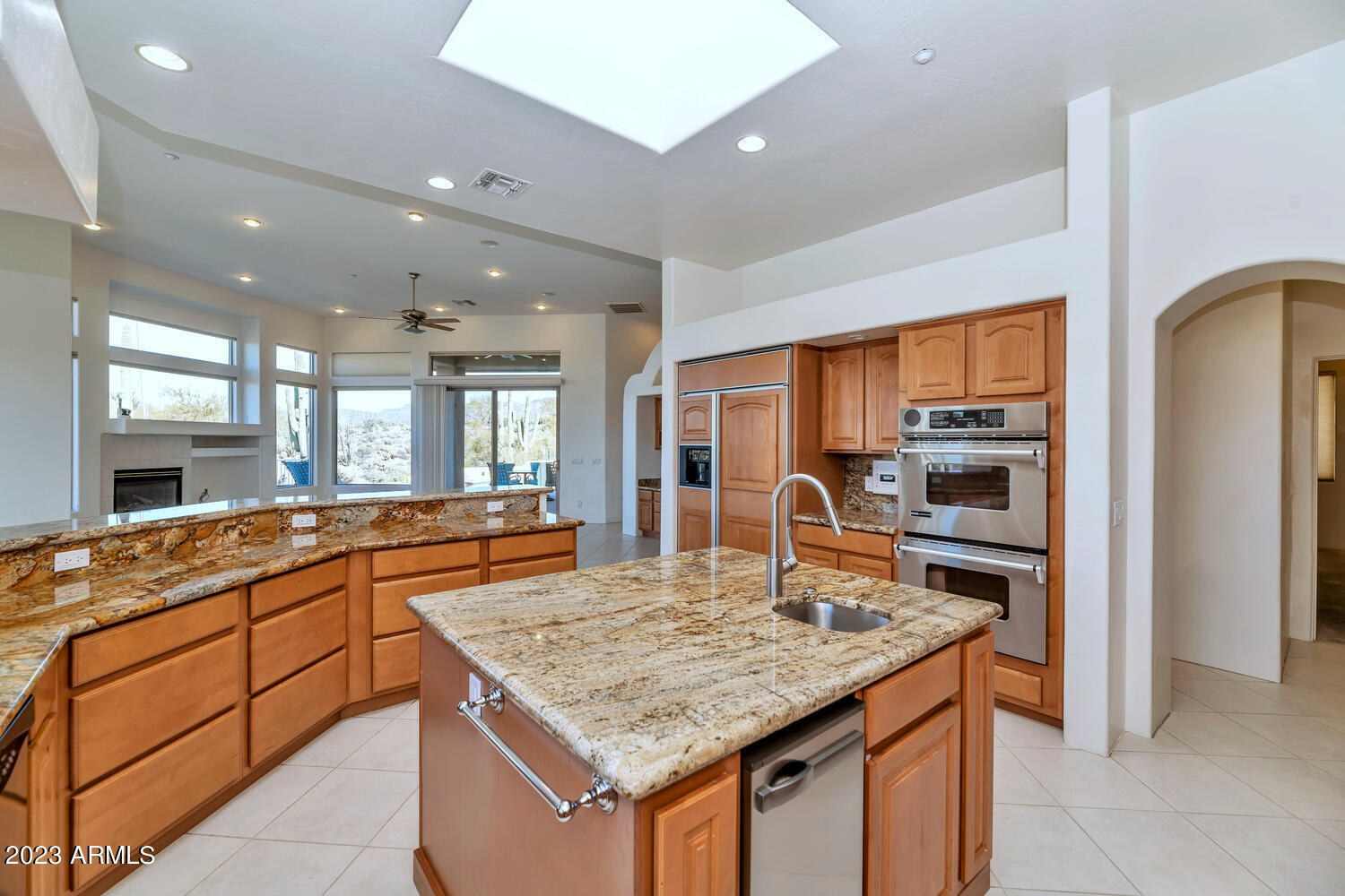 38870 North Rising Sun Road Carefree, AZ 85377 - Photo 11 of 29 Kitchen is Open to Family Room