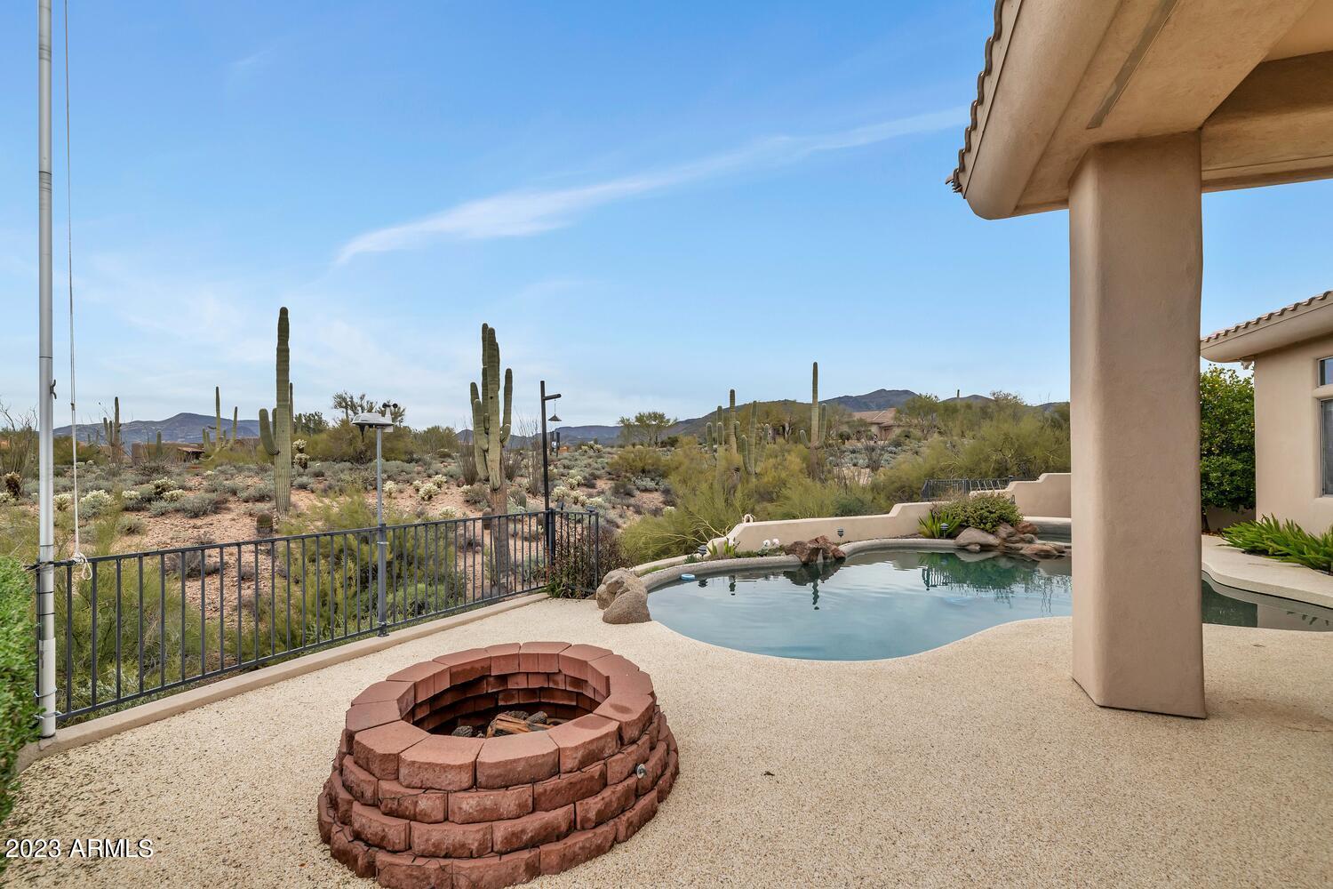 38870 North Rising Sun Road Carefree, AZ 85377 - Photo 29 of 29 Outdoor Gas Firepit.