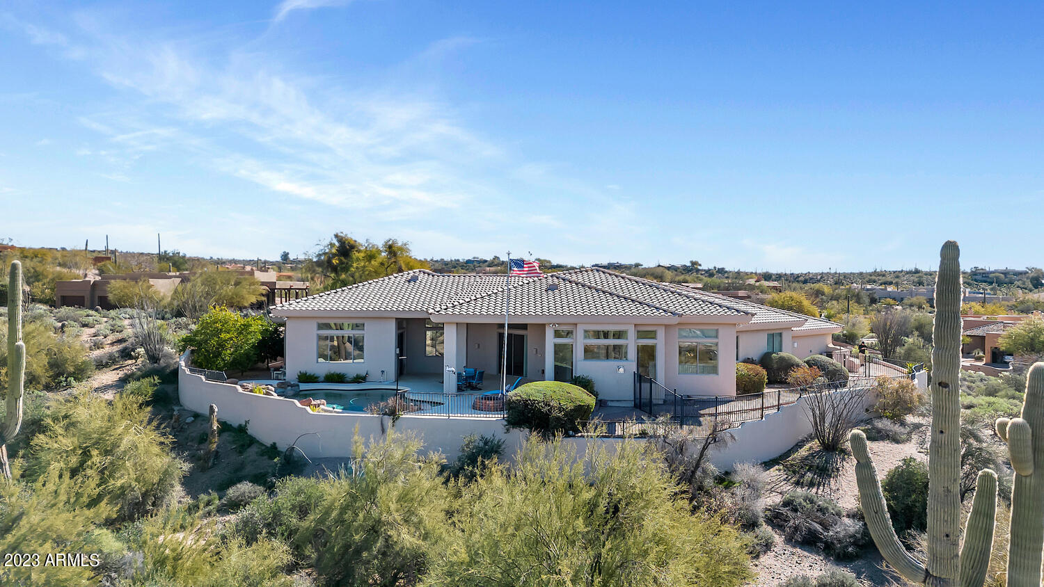 38870 North Rising Sun Road Carefree, AZ 85377 - Photo 3 of 29 Back of Home