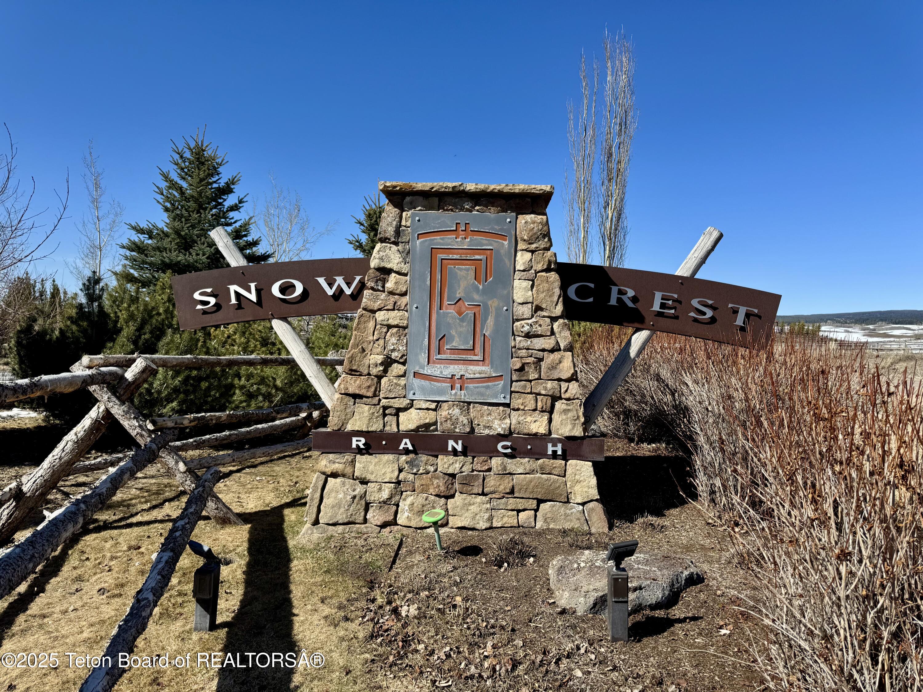 2410 Snow Crest Ranch Drive Driggs, ID 83422 - Photo 10 of 13 Entry Sign