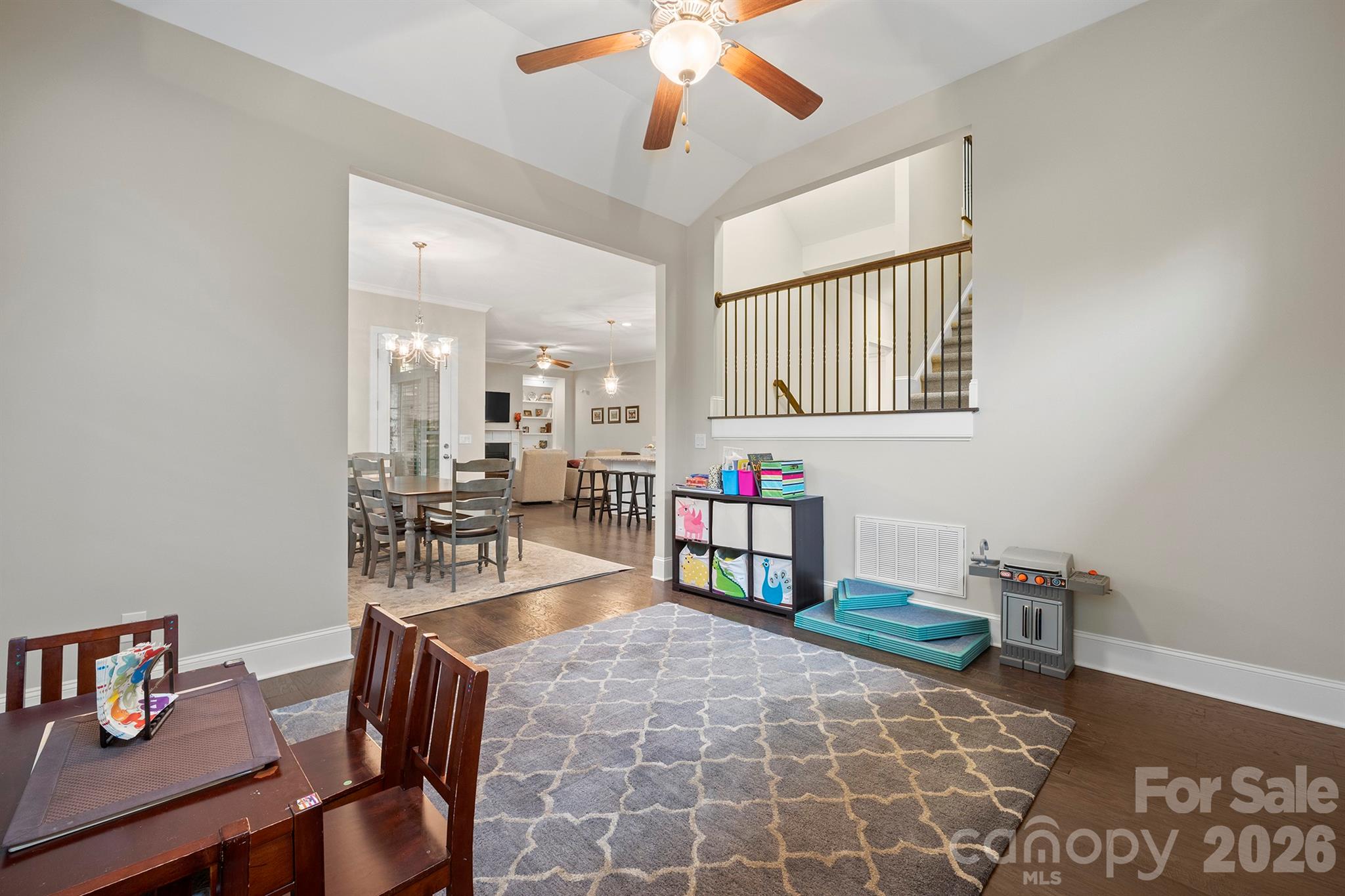 13044 Fen Court Huntersville, NC 28078 - Photo 18 of 43 a work room with furniture and wooden floor